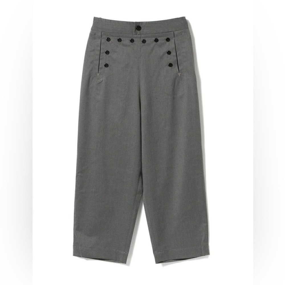 BEAMS BOY Marine Pants Cropped High Rise Wide Leg Pants Women’s XS/S 26” waist